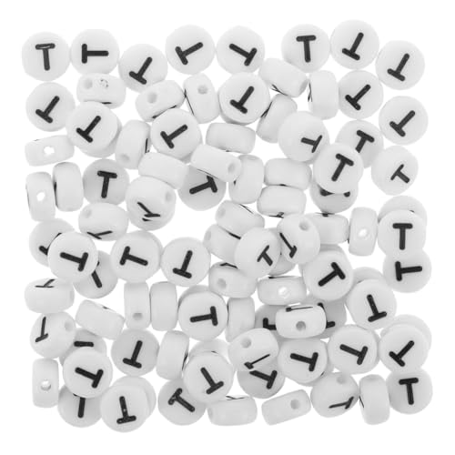 HAPINARY 500 Stück DIY Alphabet Zubehör, Zarte Alphabet Perlen, Multifunktionale Buchstabenperlen, Basteln, Buchstabenperlen, Süße Perlen, Kleine Perlen, Kleine Buchstabenperlen, von HAPINARY