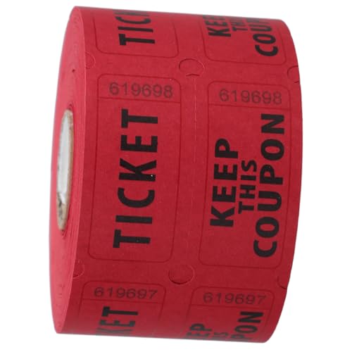 HAPINARY 500 Stück Doppelrolle Tickets für Veranstaltungen Fundraiser und Partys Nummerierte Perforiert für Einfache Handhabung für Karnevalsfahrten Große Feiern und HAPINARY 500 Stück Doppelrolle Tickets für Veranstaltungen Fundraiser und Partys Nummerierte Perforiert für Einfache Handhabung für Karnevalsfahrten Große Feiern und von HAPINARY