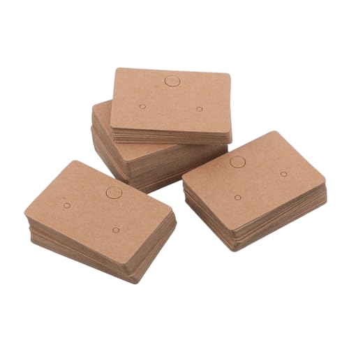 HAPINARY 500 Stück Ohrring Display Karten Vorgestanzten Löchern Leichte Schmuckhalter für Ohrstecker Flexibles Design Kompakt und Tragbar für Lagerung und Präsentation von HAPINARY