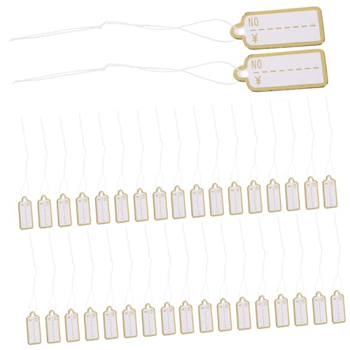 HAPINARY 500 Stück Schmuckanhänger Anhänger Für Schmuck Papieranhänger Kleidungsanhänger Hängeanhänger Verkaufsanhänger Schmuckanhänger Geschenkanhänger Warenanhänger Papieranhänger Kleine von HAPINARY