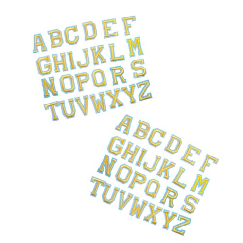 HAPINARY 52 Stück Buchstaben Aufnäher zum Aufbügeln Alphabet Patches für DIY Kleidung Jacken Hüte Jeans und Taschen Dekorative Stoffbuchstaben für Designs HAPINARY 52 Stück Buchstaben Aufnäher zum Aufbügeln Alphabet Patches für DIY Kleidung Jacken Hüte Jeans und Taschen Dekorative Stoffbuchstaben für Designs von HAPINARY