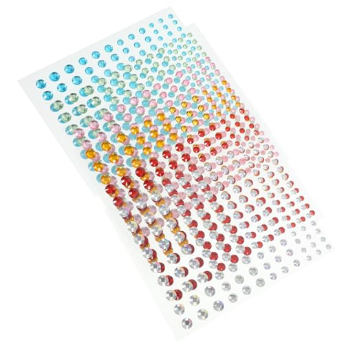 HAPINARY 6 Blätter Selbstklebende Strasssteine Aufkleber Glitzernde Gesichtsglieder für DIY Kunstprojekte Dekoration für Körper und Nägel Bastelmaterialien für Weihnachten Scrapbooking und HAPINARY 6 Blätter Selbstklebende Strasssteine Aufkleber Glitzernde Gesichtsglieder für DIY Kunstprojekte Dekoration für Körper und Nägel Bastelmaterialien für Weihnachten Scrapbooking und von HAPINARY