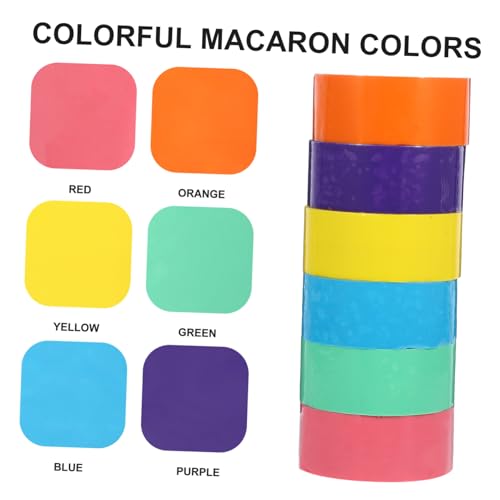 HAPINARY 6 Rollen Bunte Klebebänder Klebrige Ball Tapes für DIY Farben Zubehör zur Verbesserung der Hand Augen Koordination Geeignet HAPINARY 6 Rollen Bunte Klebebänder Klebrige Ball Tapes für DIY Farben Zubehör zur Verbesserung der Hand Augen Koordination Geeignet von HAPINARY