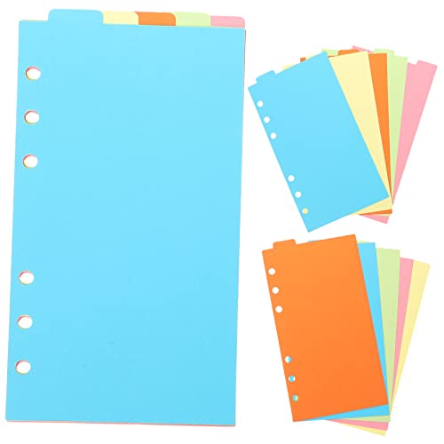 HAPINARY 6 Sets Index Trennseiten, Notizbuch Nachfüllpapier, Karteikarten, Loseblatt Nachfüllpapier, Aktenordner Teiler, Papierteiler, Organizer Nachfüllpapier, Schul Nachfüllpapier, Index HAPINARY 6 Sets Index Trennseiten, Notizbuch Nachfüllpapier, Karteikarten, Loseblatt Nachfüllpapier, Aktenordner Teiler, Papierteiler, Organizer Nachfüllpapier, Schul Nachfüllpapier, Index von HAPINARY