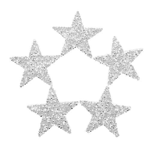 HAPINARY 6 Stück Heiße Diamantdekoration Funkelnde Aufnäher Zum Aufbügeln Funkelnes Sterneisen Auf Flecken Strass-stern-aufnäher Zum Aufbügeln Eisenflicken Für Jeans Silber Strasssteine HAPINARY 6 Stück Heiße Diamantdekoration Funkelnde Aufnäher Zum Aufbügeln Funkelnes Sterneisen Auf Flecken Strass-stern-aufnäher Zum Aufbügeln Eisenflicken Für Jeans Silber Strasssteine von HAPINARY