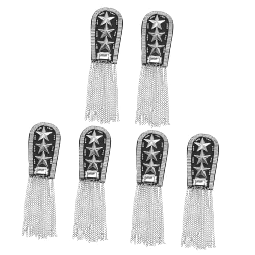 HAPINARY 6 Stück Quaste Escapula Schmuck Schulter Epauletten Quaste Epauletten Metall Quaste Gliederkette Epaulet Metall Quaste Epaulet Schulterketten Punk Schulter Epauletten Schulter HAPINARY 6 Stück Quaste Escapula Schmuck Schulter Epauletten Quaste Epauletten Metall Quaste Gliederkette Epaulet Metall Quaste Epaulet Schulterketten Punk Schulter Epauletten Schulter von HAPINARY