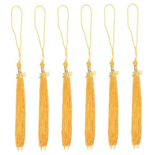 HAPINARY 6 Stück Teiliges Abschluss Quasten Polyester Farbecht und Weich Einfach Anzubringen Dekorative Anhänger für Bachelor und Absolventenhüte für DIY Abschlussfeier Zubehör HAPINARY 6 Stück Teiliges Abschluss Quasten Polyester Farbecht und Weich Einfach Anzubringen Dekorative Anhänger für Bachelor und Absolventenhüte für DIY Abschlussfeier Zubehör von HAPINARY