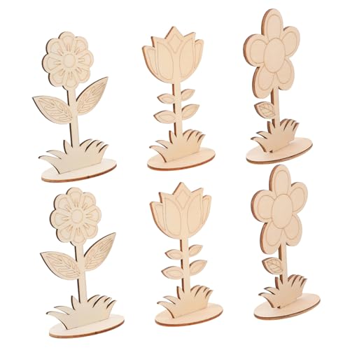 HAPINARY 6 Stück Teiliges Holzblumen zum Basteln Naturbelassene Glatte Blüten zum Bemalen DIY Holzblumen Dekoration für Bastelsets Hochzeit Tischdeko Blumenkranz Selber Machen HAPINARY 6 Stück Teiliges Holzblumen zum Basteln Naturbelassene Glatte Blüten zum Bemalen DIY Holzblumen Dekoration für Bastelsets Hochzeit Tischdeko Blumenkranz Selber Machen von HAPINARY