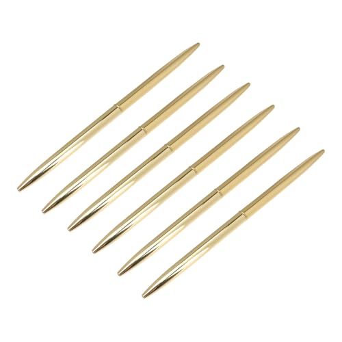 HAPINARY 6 Stück Teiliges Metall Kugelschreiber Leichtes Schwarzes Öl Tinten Schreibgerät Drehbar Edles Business Design für Büro Schule Bank und Professionelle Nutzung HAPINARY 6 Stück Teiliges Metall Kugelschreiber Leichtes Schwarzes Öl Tinten Schreibgerät Drehbar Edles Business Design für Büro Schule Bank und Professionelle Nutzung von HAPINARY