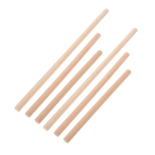 HAPINARY 6 Stück Teiliges Runde Buchenholzstäbe für Wandteppiche DIY Handarbeit Basteln Holzstiele Glatt Langlebig Vielseitig für Kreative Dekorationen und Geschenke HAPINARY 6 Stück Teiliges Runde Buchenholzstäbe für Wandteppiche DIY Handarbeit Basteln Holzstiele Glatt Langlebig Vielseitig für Kreative Dekorationen und Geschenke von HAPINARY