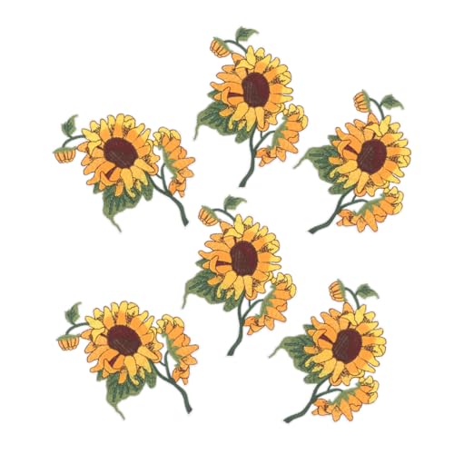 HAPINARY 6 Stück Teiliges Sonnenblumen Patches zum Aufbügeln Bestickte Blumen Flicken für Kleidung Taschen Hüte Leicht Langlebig zur Reparatur Dekoration HAPINARY 6 Stück Teiliges Sonnenblumen Patches zum Aufbügeln Bestickte Blumen Flicken für Kleidung Taschen Hüte Leicht Langlebig zur Reparatur Dekoration von HAPINARY