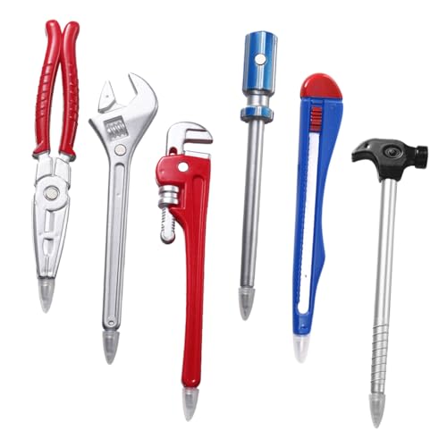 HAPINARY 6 Stück Teiliges von Realistischen Werkzeug Stift Kugelschreibern für Schule Büro Party Kreative Schreibgeräte für Lehrer und Einzigartige Bürobedarf HAPINARY 6 Stück Teiliges von Realistischen Werkzeug Stift Kugelschreibern für Schule Büro Party Kreative Schreibgeräte für Lehrer und Einzigartige Bürobedarf von HAPINARY