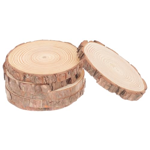 HAPINARY 6 Stück Unbehandelte Holzscheiben Naturholz Runde Holzstücke für DIY Bastelprojekte Dicke für Malerei und Dekoration HAPINARY 6 Stück Unbehandelte Holzscheiben Naturholz Runde Holzstücke für DIY Bastelprojekte Dicke für Malerei und Dekoration von HAPINARY