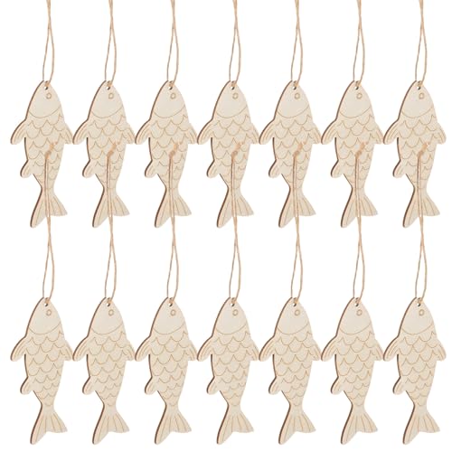 HAPINARY 60 Stück Blanke Fisch Holzscheiben Massivem Holz zum Bemalen und Dekorieren mit Maritimem Design für Nautische Wandkunst Vielseitige Diy Deko für Geburtstag Hochzeit Party HAPINARY 60 Stück Blanke Fisch Holzscheiben Massivem Holz zum Bemalen und Dekorieren mit Maritimem Design für Nautische Wandkunst Vielseitige Diy Deko für Geburtstag Hochzeit Party von HAPINARY