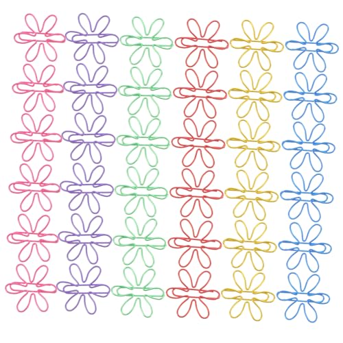 HAPINARY 60 Stück Büroklammer Coole Einzigartige Lesezeichen Notizbuch-clip Schöner Lesezeichenclip Dekorative Papierklamme Kawaii Lesezeichen Einzigartige Papierklammern Eisen von HAPINARY