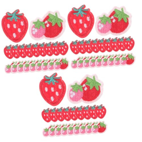 HAPINARY 60 Stück Erdbeer Kleiderflicken, Reparaturflicken Für Kleidung, Zum Aufbügeln, Gestickte Applikation, Obstflicken, Zum Aufbügeln, DIY Kleidungsflicken, Mädchen Flicken, Kinder HAPINARY 60 Stück Erdbeer Kleiderflicken, Reparaturflicken Für Kleidung, Zum Aufbügeln, Gestickte Applikation, Obstflicken, Zum Aufbügeln, DIY Kleidungsflicken, Mädchen Flicken, Kinder von HAPINARY