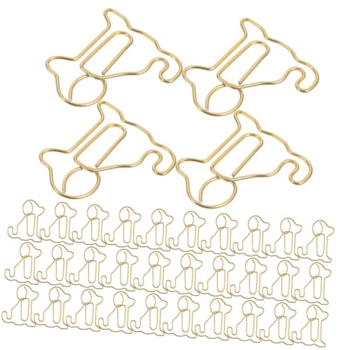 HAPINARY 60 Stück Niedliche Büroklammer süße Büroklammern Dekorative Papierklammern Schulbedarf für das Büro zu Hause Lesezeichenclips aus Metall Kleine Papierklammern Memo-Clips Golden HAPINARY 60 Stück Niedliche Büroklammer süße Büroklammern Dekorative Papierklammern Schulbedarf für das Büro zu Hause Lesezeichenclips aus Metall Kleine Papierklammern Memo-Clips Golden von HAPINARY
