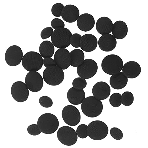 HAPINARY 60 Stück Stoffknöpfe, Kleidung, Legierungsknopf, Nähknöpfe, Anzugknöpfe, DIY Knopf, Rund, DIY Knöpfe, Anzugknöpfe, Kleidungsknöpfe, DIY Mantelknöpfe, Nähzubehör, Knöpfe Zum Nähen von HAPINARY