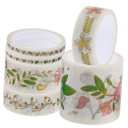HAPINARY 6rollen Kreatives Washi Tape Dekorative Selbstklebende Klebebänder Für Scrapbooking Kunsthandwerk Journal Und Geschenkverpackungen Bunten Designs Mit Tier Und Pflanzenmotiven HAPINARY 6rollen Kreatives Washi Tape Dekorative Selbstklebende Klebebänder Für Scrapbooking Kunsthandwerk Journal Und Geschenkverpackungen Bunten Designs Mit Tier Und Pflanzenmotiven von HAPINARY