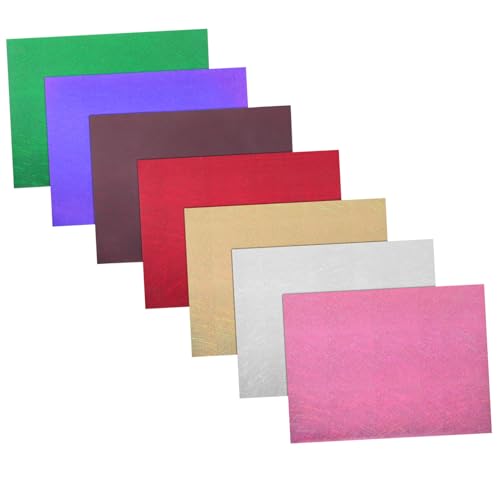 HAPINARY 7 Teilige Schriftzugfolie Vinyl Zum Aufbügeln Wärmeübertragung DIY Wärmeübertragungsfolie Kleidungsfolie Htv Holografisches Vinyl Zum Aufbügeln Holografisches Silber Htv von HAPINARY