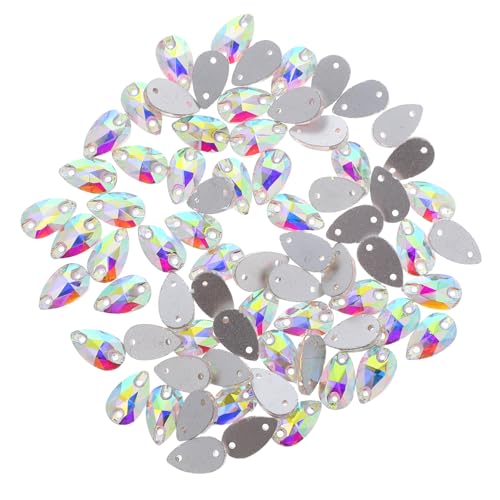 HAPINARY 72 Stück Drop-förmige Handnähte Drill Edelsteine aus Flachglas Bastelbedarf für Hochzeiten Bling aufnähen juwelen selber nähen Dekorationszubehör für Kleidung Hochzeitshandwerk HAPINARY 72 Stück Drop-förmige Handnähte Drill Edelsteine aus Flachglas Bastelbedarf für Hochzeiten Bling aufnähen juwelen selber nähen Dekorationszubehör für Kleidung Hochzeitshandwerk von HAPINARY