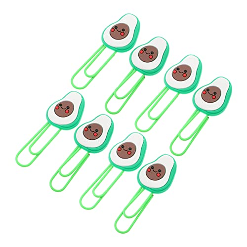 HAPINARY 8 Stück Büroklammern, Büro Dokumentenklammern, Büro Büroklammern, Kleine Büroklammern, Aktenklammern, Bürobedarf, Papierklammer, Süße Dokumentklammern, Süße Büroklammern, von HAPINARY