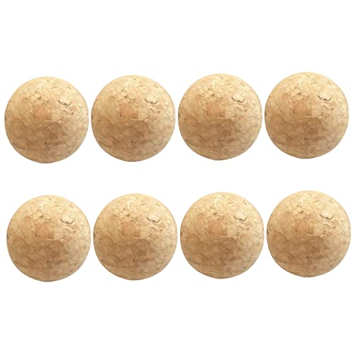 HAPINARY 8 Stück Ersatz Korkbälle für Tischfußball Teiliges Holz Tragbare Bälle für Haushaltskickertische für Dekoration und Spielaktivitäten HAPINARY 8 Stück Ersatz Korkbälle für Tischfußball Teiliges Holz Tragbare Bälle für Haushaltskickertische für Dekoration und Spielaktivitäten von HAPINARY