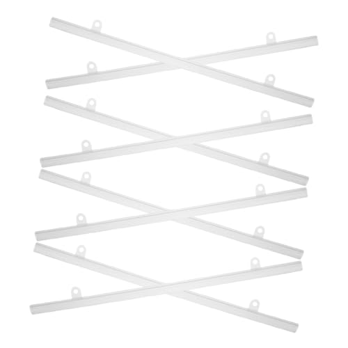 HAPINARY 8 Stück PVC Posterhalter Teiliges Stabile Scrollrahmen Aufhänger für Werbeposter Einkaufszentren Platzsparendes Minimalistisches Design Einfache Handhabung von HAPINARY