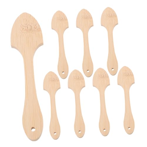 HAPINARY 8 Stück Teiliges Holzgriff Fächerstäbe aus Robustem Bambus für Handgefertigte Runde Fächer DIY Basteln Antiker Chinesischer Stil Langlebig Praktisch Kompakt für Kreative von HAPINARY