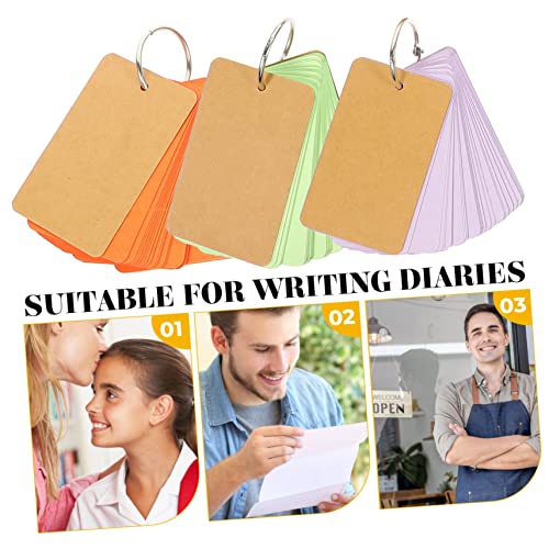 HAPINARY 8 Stück Teiliges Kleine Blanko Karteikarten aus Kraftpapier mit Metallring Praktische Farbige Notizkarten für Schule Büro und Reisen Handliches Format Beschreibbar Vielseitig HAPINARY 8 Stück Teiliges Kleine Blanko Karteikarten aus Kraftpapier mit Metallring Praktische Farbige Notizkarten für Schule Büro und Reisen Handliches Format Beschreibbar Vielseitig von HAPINARY