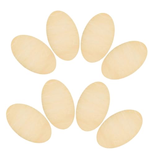 HAPINARY 8 Stück Teiliges Ovale Holzscheiben Roh Vielseitige Bastelholzplatten für DIY malerei Holzstücke für Souvenirs Wohn Bürodekoration HAPINARY 8 Stück Teiliges Ovale Holzscheiben Roh Vielseitige Bastelholzplatten für DIY malerei Holzstücke für Souvenirs Wohn Bürodekoration von HAPINARY