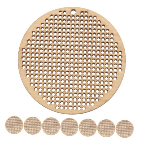 HAPINARY 8 Stück Teiliges Runde Holzanhänger Naturbelassene DIY Kreuzstich Chips Unvollendete Holzetiketten für Basteln Lesezeichen Schmuck und Kreative Handarbeiten HAPINARY 8 Stück Teiliges Runde Holzanhänger Naturbelassene DIY Kreuzstich Chips Unvollendete Holzetiketten für Basteln Lesezeichen Schmuck und Kreative Handarbeiten von HAPINARY