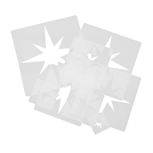 HAPINARY 8 Stück Teiliges Stern schablonen Wiederverwendbare DIY Malvorlagen mit Präzisen Ausschnitten Geeignet für Wand Papier Holzdekoration Langlebig und Einfach zu Handhaben HAPINARY 8 Stück Teiliges Stern schablonen Wiederverwendbare DIY Malvorlagen mit Präzisen Ausschnitten Geeignet für Wand Papier Holzdekoration Langlebig und Einfach zu Handhaben von HAPINARY
