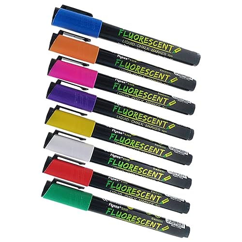 HAPINARY 8 Stück Textmarker Flüssigkreidestifte, Kreidemarker Für Tafel, Whiteboard Marker, Trocken Abwischbare Flüssigmarker, Whiteboard Marker, Kunststoff Board Marker, Löschbare Marker, HAPINARY 8 Stück Textmarker Flüssigkreidestifte, Kreidemarker Für Tafel, Whiteboard Marker, Trocken Abwischbare Flüssigmarker, Whiteboard Marker, Kunststoff Board Marker, Löschbare Marker, von HAPINARY