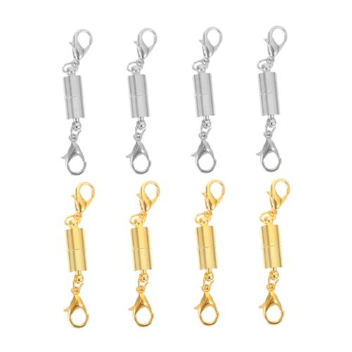 HAPINARY 8 Teiliger Schmuckschnallenverschluss Für Schmuck, DIY Schmuckherstellung, Verschlüsse, Magnetische Armbandverschlüsse, Magnetverschlüsse, Armbandmagnetverschlüsse, von HAPINARY