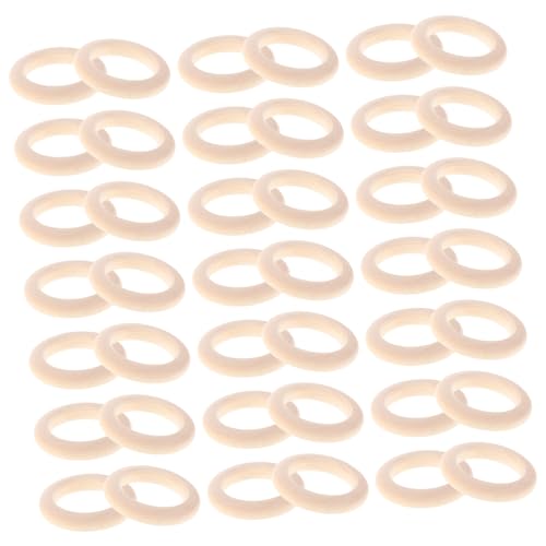 HAPINARY 80 Stück Holzhandwerksring Holzringe ohne Farbe Ringe Holzrohlinge DIY -Holzringe für Makrame runde Ringe natürliche Holzringe für Handwerk unlackierte Holzringe Beige HAPINARY 80 Stück Holzhandwerksring Holzringe ohne Farbe Ringe Holzrohlinge DIY -Holzringe für Makrame runde Ringe natürliche Holzringe für Handwerk unlackierte Holzringe Beige von HAPINARY