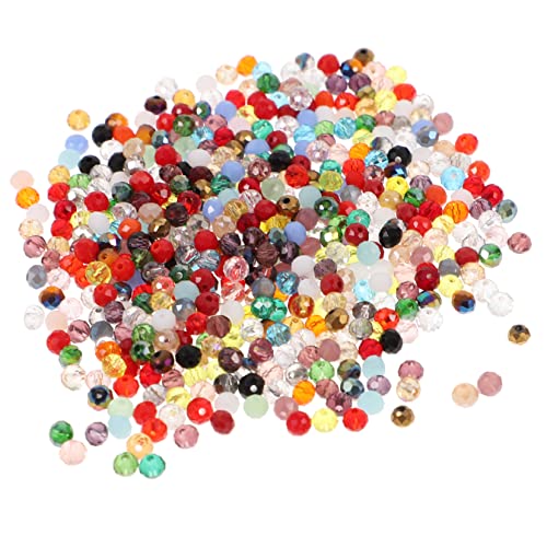 HAPINARY 800 Stück Flache Glasperlen, Armbandperlen, DIY Perlen, Halskettenperlen, Glasperlen Zur Herstellung Von Halsketten, Perlen Für DIY Armbandzubehör, Lose Perlen, Winzige von HAPINARY
