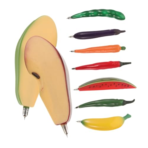 HAPINARY 9 Stück Teiliges Kugelschreiber Gemüse und Früchteform Ergonomisch Glatte Tragbar für Schule Büro Party Schreibwaren HAPINARY 9 Stück Teiliges Kugelschreiber Gemüse und Früchteform Ergonomisch Glatte Tragbar für Schule Büro Party Schreibwaren von HAPINARY