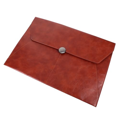 HAPINARY A4 Aufbewahrungstasche Aus Kunstleder Mit Großem Fassungsvermögen, Aktenordnertasche Mit Großem Fassungsvermögen, Akten Organizer Aus Leder, Aktenordner Aus Leder, Portfolio von HAPINARY