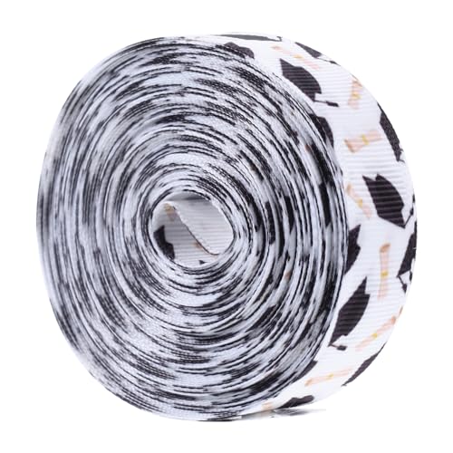 HAPINARY Abschlussfeier Geschenkband Polyester Diy Verpackungsband mit Dekorativem Druck für Graduationsparty Basteln Geschenkschleifen Vielseitige Abschlussdeko HAPINARY Abschlussfeier Geschenkband Polyester Diy Verpackungsband mit Dekorativem Druck für Graduationsparty Basteln Geschenkschleifen Vielseitige Abschlussdeko von HAPINARY