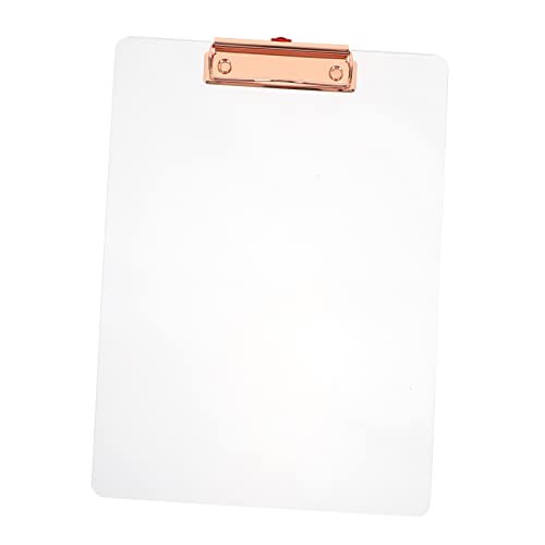 HAPINARY Acryl Klemmbrett Schreibunterlage Transparent Robust Flexibel Büro Schule Clipboard mit Rundungen Sicher für Dokumente für Business und Konferenz HAPINARY Acryl Klemmbrett Schreibunterlage Transparent Robust Flexibel Büro Schule Clipboard mit Rundungen Sicher für Dokumente für Business und Konferenz von HAPINARY