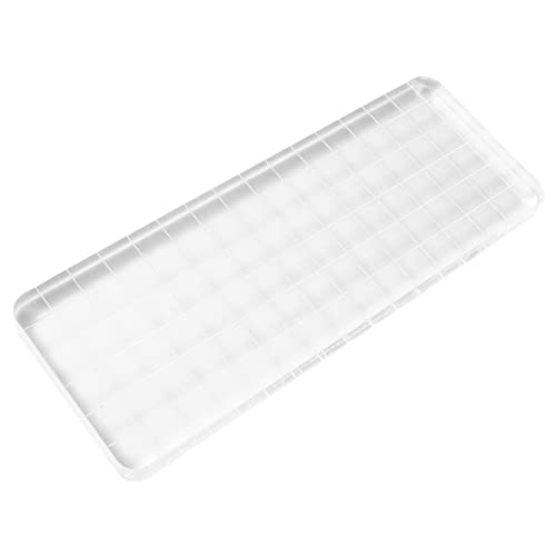 HAPINARY Acryl Stempelblock Set Transparent mit Rasterlinien Glatten Kanten und Hoher Transparenz Vielseitig Einsetzbar für Scrapbooking Kartengestaltung und DIY Bastelprojekte Robustes von HAPINARY