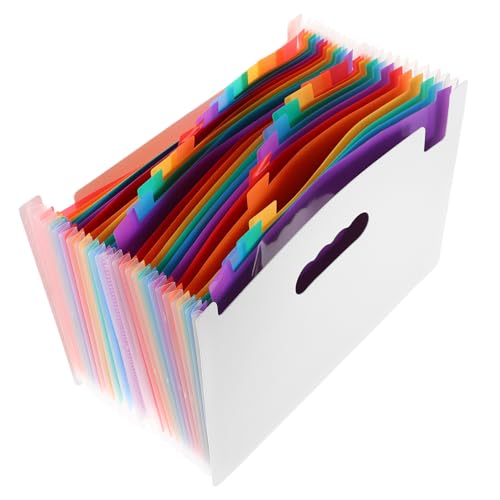 HAPINARY Akten Organizer, Büro Dokumenten Organizer, Aktenordner, Dokumenten Aufbewahrungstasche, Akkordeon Ordner, Beleg Organizer, Farbige Sortieretiketten, Tasche Für Akten Beleghalter HAPINARY Akten Organizer, Büro Dokumenten Organizer, Aktenordner, Dokumenten Aufbewahrungstasche, Akkordeon Ordner, Beleg Organizer, Farbige Sortieretiketten, Tasche Für Akten Beleghalter von HAPINARY