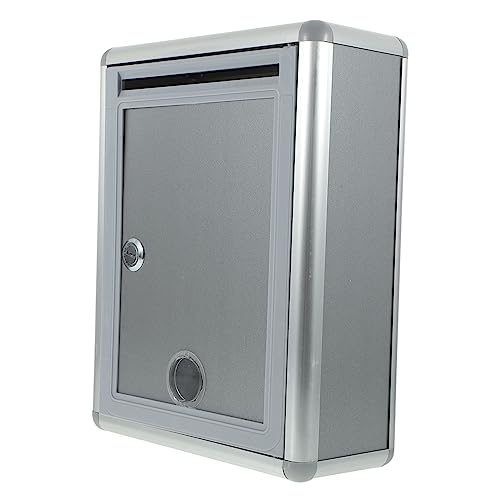 HAPINARY Aluminiumlegierung Vorschlagskasten mit Schloss Wandmontage Sicherheitspostfach für Beschwerden und Vorschläge Abschließbare Outdoor Aufbewahrungsbox HAPINARY Aluminiumlegierung Vorschlagskasten mit Schloss Wandmontage Sicherheitspostfach für Beschwerden und Vorschläge Abschließbare Outdoor Aufbewahrungsbox von HAPINARY