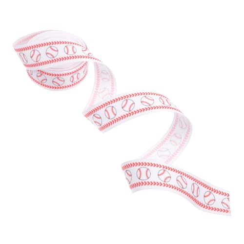 HAPINARY Baseball Geschenkband Polyester Satinband Party Dekoration Sport Schleifenband für Geschenkverpackung Basteln Floristik HAPINARY Baseball Geschenkband Polyester Satinband Party Dekoration Sport Schleifenband für Geschenkverpackung Basteln Floristik von HAPINARY