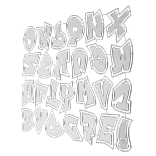 HAPINARY Blätter Metall Stanzschablonen Für Die Kartenherstellung Metall Alphabet Buchstaben Lesezeichen Stanzformen Scrapbooking Formen HAPINARY Blätter Metall Stanzschablonen Für Die Kartenherstellung Metall Alphabet Buchstaben Lesezeichen Stanzformen Scrapbooking Formen von HAPINARY