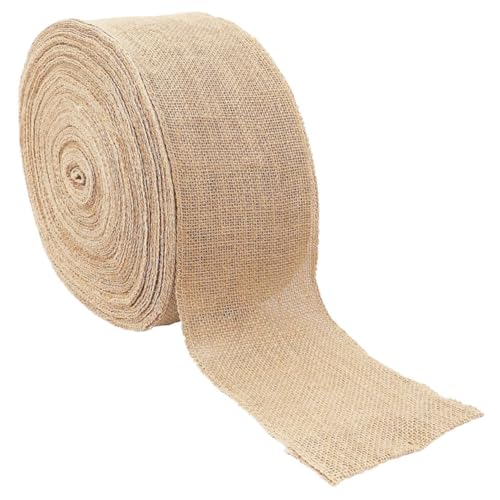 HAPINARY Breites Juteband Sackleinen Band mit Sauberen Kanten Robustes und Langlebiges Natur Burlap Ribbon für DIY Bastelarbeiten Geschenkverpackung Hochzeits und Partydekorationen HAPINARY Breites Juteband Sackleinen Band mit Sauberen Kanten Robustes und Langlebiges Natur Burlap Ribbon für DIY Bastelarbeiten Geschenkverpackung Hochzeits und Partydekorationen von HAPINARY