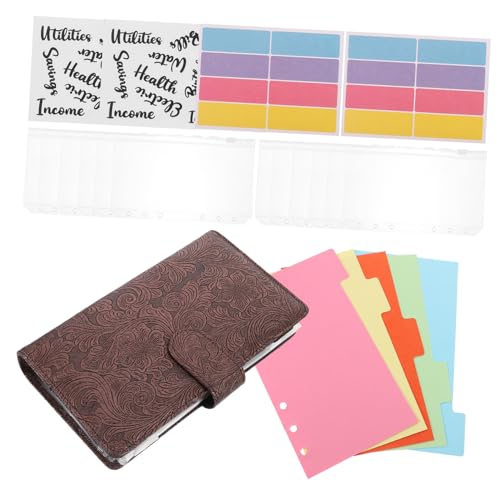 HAPINARY Budget Binder PU Leder Geld Organizer mit Reißverschluss Flexibles Nachfüllbares Ringbuch Notizbuch für Familie Freunde Studenten Tragbarer Geldplaner und Sparbuch Organizer HAPINARY Budget Binder PU Leder Geld Organizer mit Reißverschluss Flexibles Nachfüllbares Ringbuch Notizbuch für Familie Freunde Studenten Tragbarer Geldplaner und Sparbuch Organizer von HAPINARY