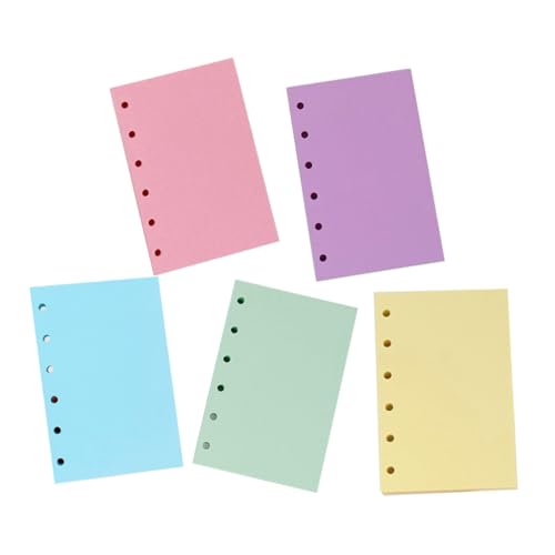 HAPINARY Bunte Liniierte Nachfüllseiten für Ringbuch Planer Dickes Papier Tintenfest und Strapazierfähig Farbige Loose Leaf für Organizer Wiederverwendbar und Leicht Austauschbar HAPINARY Bunte Liniierte Nachfüllseiten für Ringbuch Planer Dickes Papier Tintenfest und Strapazierfähig Farbige Loose Leaf für Organizer Wiederverwendbar und Leicht Austauschbar von HAPINARY