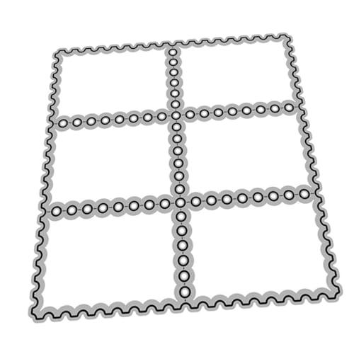 HAPINARY Carbonstahl Stanzform für DIY Stempelherstellung Langlebig Vielseitig Einsetzbar für Karten Scrapbooking Albumdekoration Kompatibel mit Schneidemaschinen Bastelzubehör von HAPINARY
